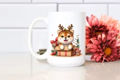 Expressive Watercolor Shiba Inu PNG Product Image 2