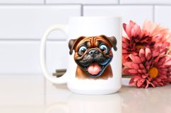 Enthusiastic Bullmastiff Sticker Clipart Product Image 2