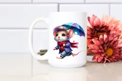 Expressive Baby Mouse with Modest Haircut PNG Product Image 2