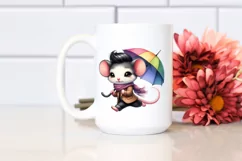 Expressive Baby Mouse with Modest Haircut PNG Product Image 2