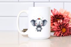 Funny Elephant Clipart Product Image 2