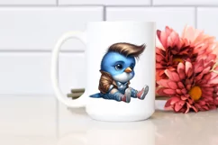Cute Baby Bird Silly Style PNG Product Image 2