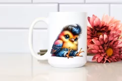 Cute Baby Bird Silly Style PNG Product Image 2
