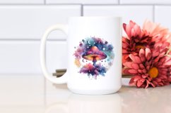 Magical Celestial Astral Mushroom | Clipart Product Image 2