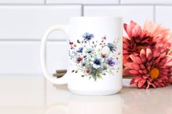 Bold Wildflowers Watercolor | Clipart Product Image 2