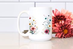 Bold Wildflowers Watercolor | Clipart Product Image 2