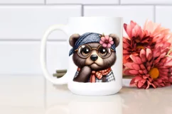 Funny Bear in Musketeer Suit PNG Product Image 2