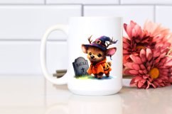 Cute Baby Elk Dressed for Halloween | Clipart Product Image 2