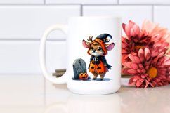 Cute Baby Elk Dressed for Halloween | Clipart Product Image 2