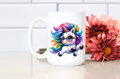 Funny Dancing Unicorn Clipart, Transparent PNG Product Image 2
