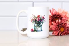 Jar Impatiens Watercolor Product Image 2