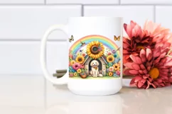 Colorful Flower and Sunflower | Striking Rainbow | Butterfly Product Image 2