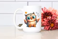 Goofy Owl with Sunglasses | Sublimation | Clipart Product Image 2