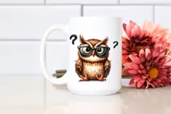 Goofy Owl with Sunglasses | Sublimation | Clipart Product Image 2