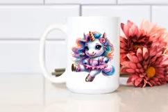 Colorful Baby Unicorn Jive PNG Product Image 2