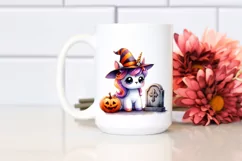 Vibrant Baby Unicorn Halloween Illustration Product Image 2