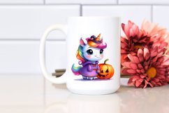 Baby Unicorn Watercolor Clipart Product Image 2