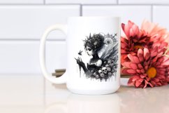 Detailed Gothic Fairy | Sublimation | PNG Clipart Product Image 2