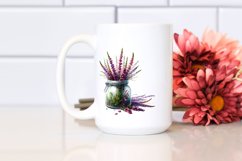 Heather Jar Watercolor Clipart Product Image 2