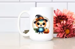 Cute Baby Peacock with Halloween Costume, Transparent PNG Product Image 2