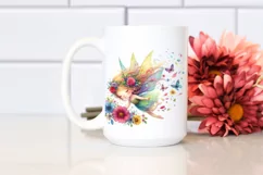 Cute Fairy Tumbling Flower Petals in Wind | Sublimation | Product Image 2