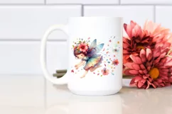 Cute Fairy Tumbling Flower Petals in Wind | Sublimation | Product Image 2