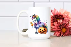 Unicorn in Halloween Costume | Sublimation | Clipart Product Image 2