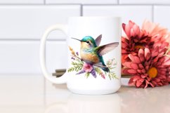 Baby Hummingbird | Watercolor | Sublimation Product Image 2