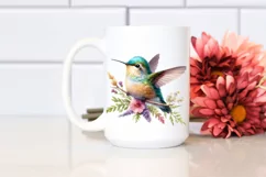 Baby Hummingbird | Watercolor | Sublimation Product Image 2