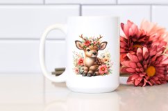 Cute Baby Elk in Style | Sublimation | Clipart Product Image 2