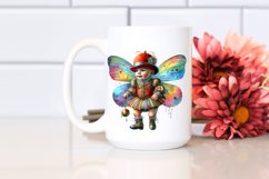 Colorful Watercolor Image of Baby Fairy with Polka Dancer&#039;s Product Image 2
