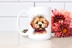 Expressive Baby Labrador Retriever with Crazy Haircut PNG Product Image 2