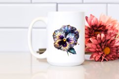 Detailed Shiny Pansy Golden | Clipart Product Image 2
