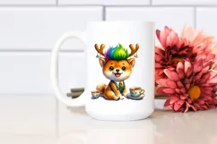 Enthusiastic Watercolor Shiba Inu PNG Product Image 2