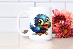 Whimsical Blackbird Clipart Product Image 2