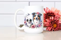 Border Collie Watercolor | Sublimation | Clipart Product Image 2
