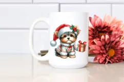 Enthusiastic Watercolor Yorkipoo PNG Product Image 2