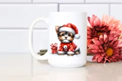 Enthusiastic Watercolor Yorkipoo PNG Product Image 2