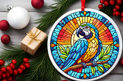 Round Christmass Ornament PNG Product Image 2