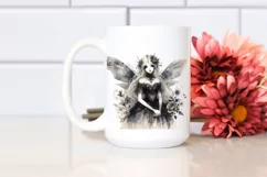 Gothic Fairy Watercolor | Sublimation | Clipart Product Image 2