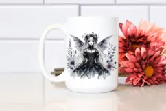 Gothic Fairy Watercolor | Sublimation | Clipart Product Image 2