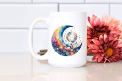 Colorful Moon | Sublimation Clipart Product Image 2
