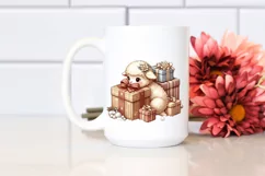 Cute Retro Baby Lamb, Transparent PNG Product Image 2