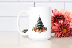 Simple Christmas Tree Gifts PNG Product Image 2