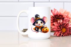 Vibrant Baby Mouse for Halloween | Sublimation Clipart Product Image 2