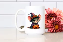 Vibrant Baby Mouse for Halloween | Sublimation Clipart Product Image 2