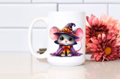 Vibrant Baby Mouse for Halloween | Sublimation Clipart Product Image 2