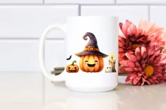 Funny Halloween Pumpkin Clipart PNG Product Image 2