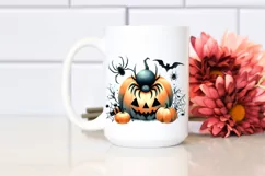 Retro Haloween Spider, Transparent PNG Product Image 2
