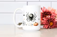 Retro Haloween Spider, Transparent PNG Product Image 2